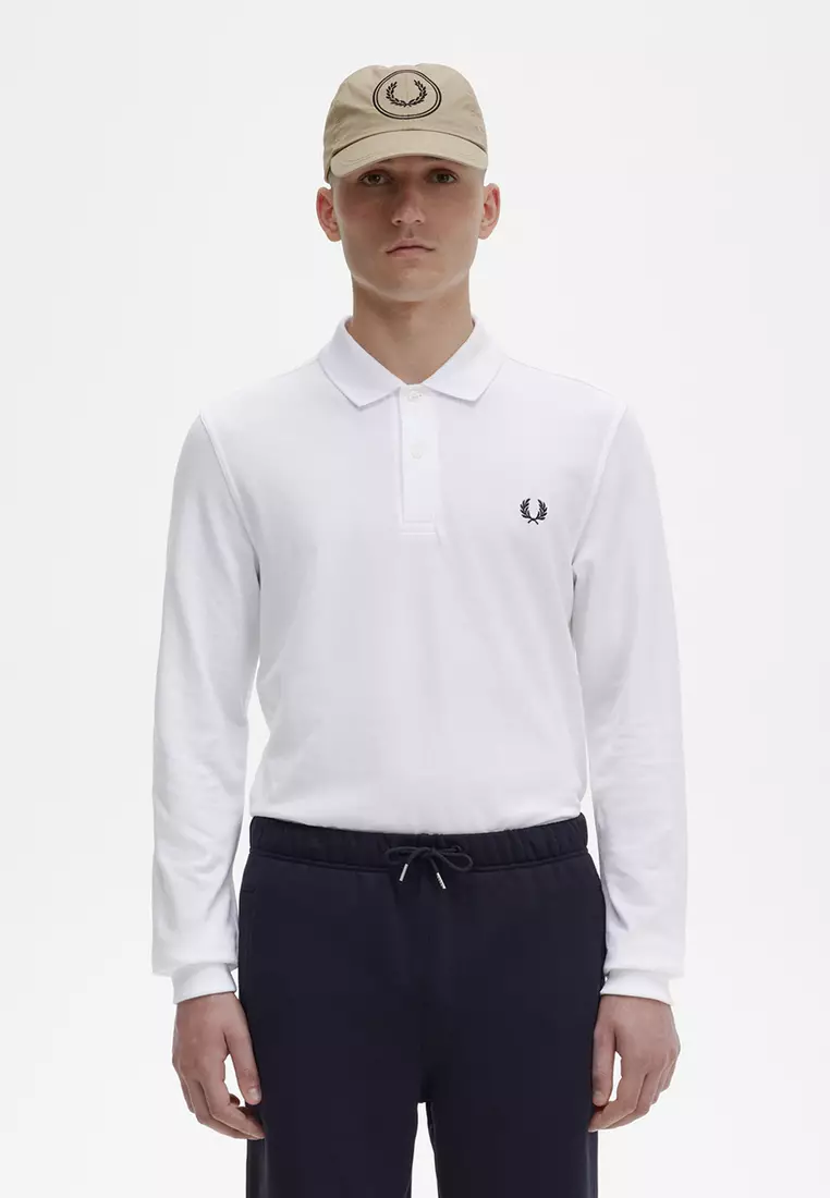 Buy Fred Perry Fred Perry M6006 Long Sleeve Plain Fred Perry Shirt