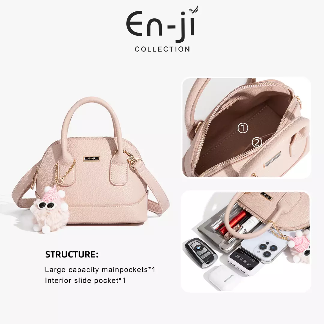 En-ji Jiumi Slingbag Wanita Warna Chestnut