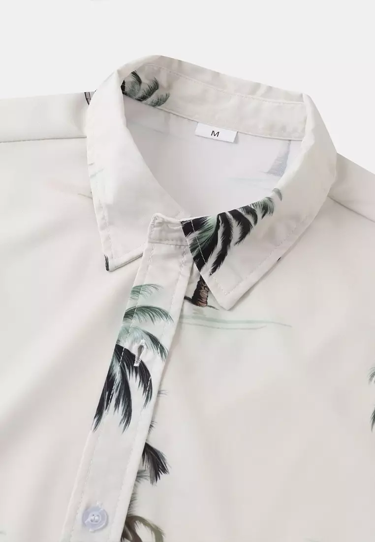 Hawaiian Print Short Sleeve Shirt YL-C317