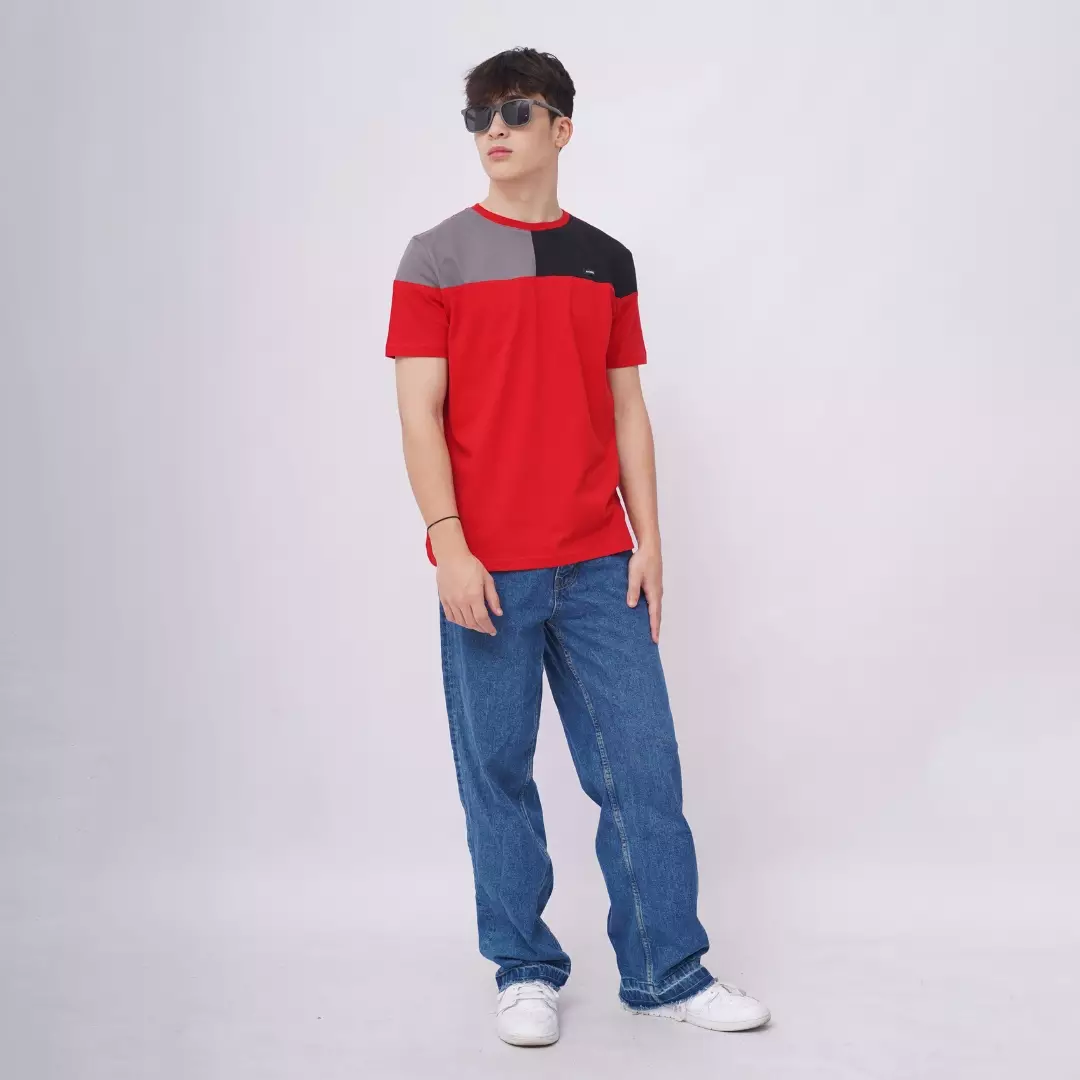 Ryusei Kaos Pria Katsugawa CMB Red