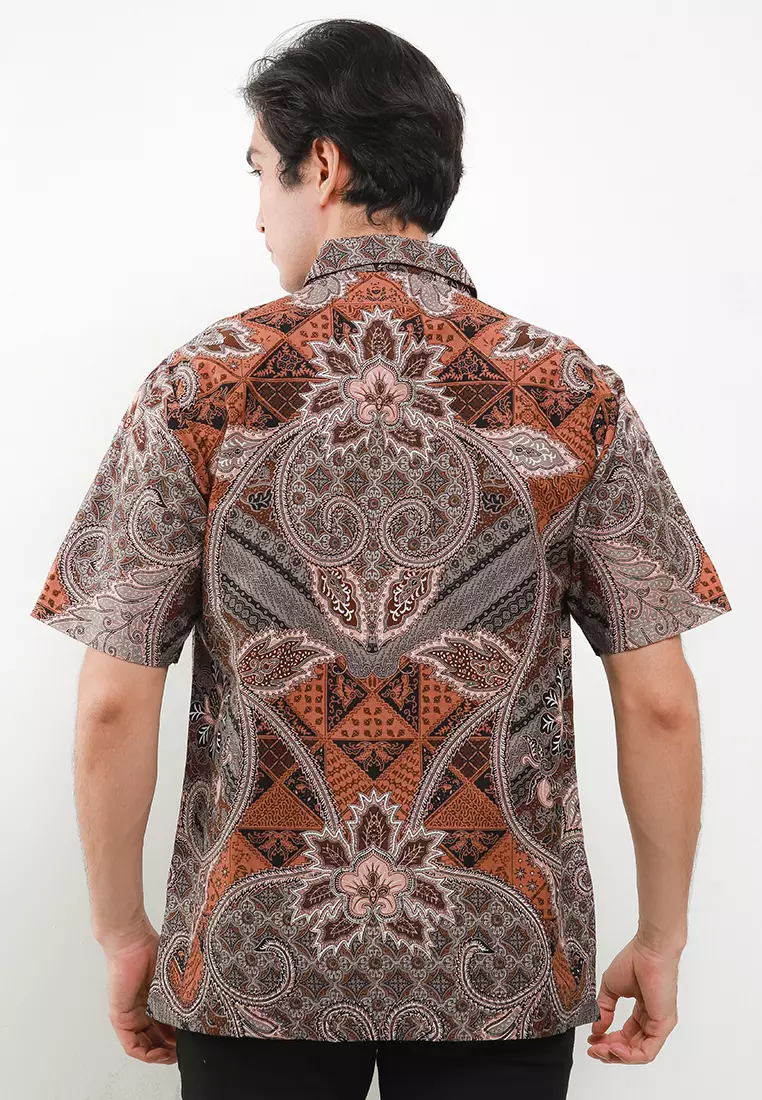 Revano Shirt Kemeja Batik Pria Pendek