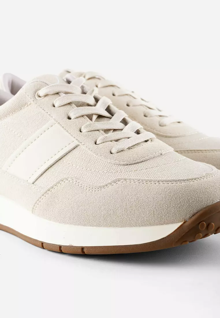 Jackson Kian 1JG Beige - Sepatu Sneakers