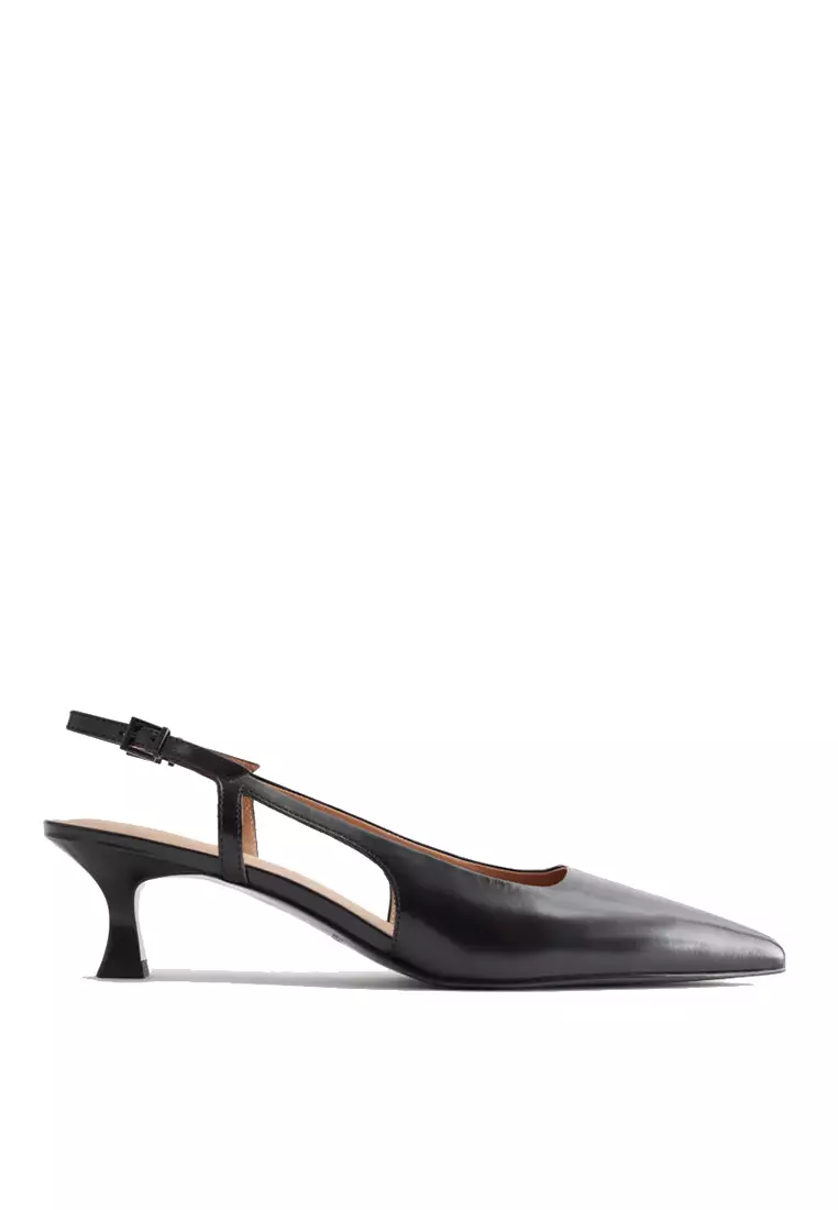 Discount on & Other Stories  shoes - SKU: Pointed Slingback Kitten Heel Mules