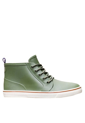 Twenty Eight Shoes green VANSA Lace-up Rain Boots VSM-R899 6CD37SH599D193GS_1