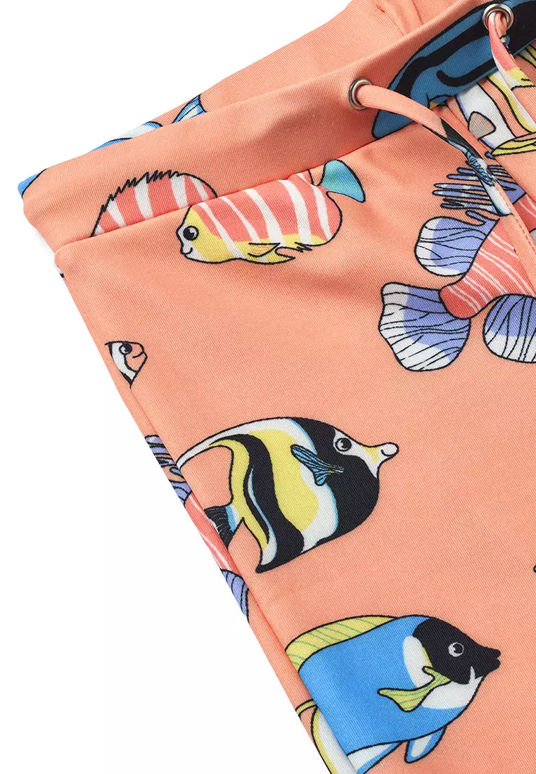 UV50 Swimming trunks with fish