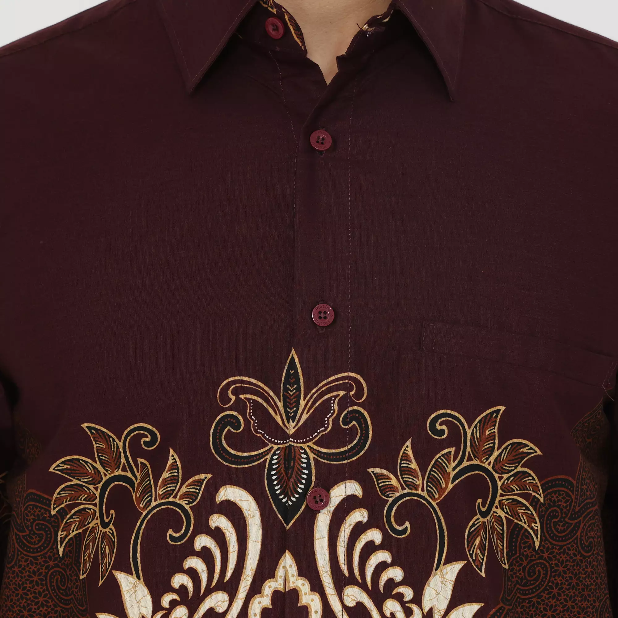 Platini Kemeja Batik Pria Lengan Panjang Katun 36102