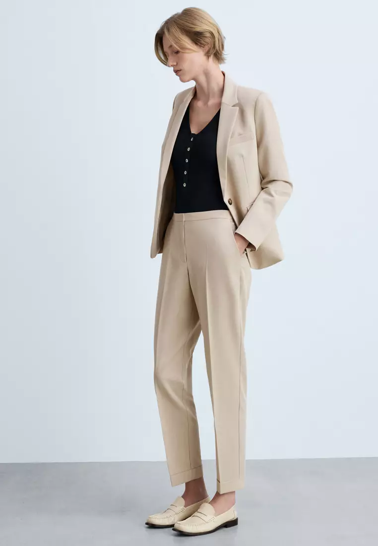 Straight Suit Trousers