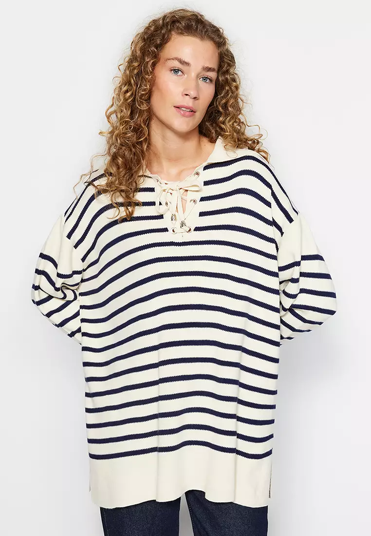 Striped Knitted Sweater