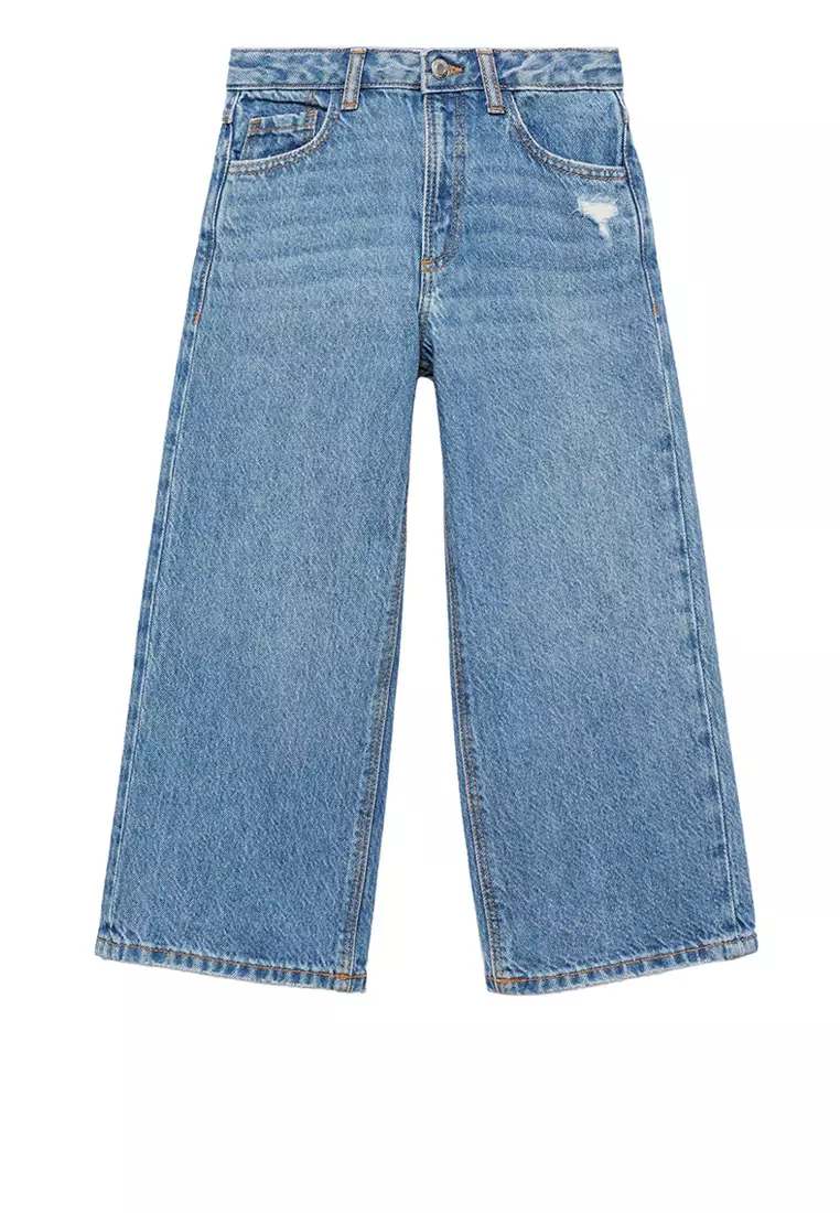 Jeans culotte mango top