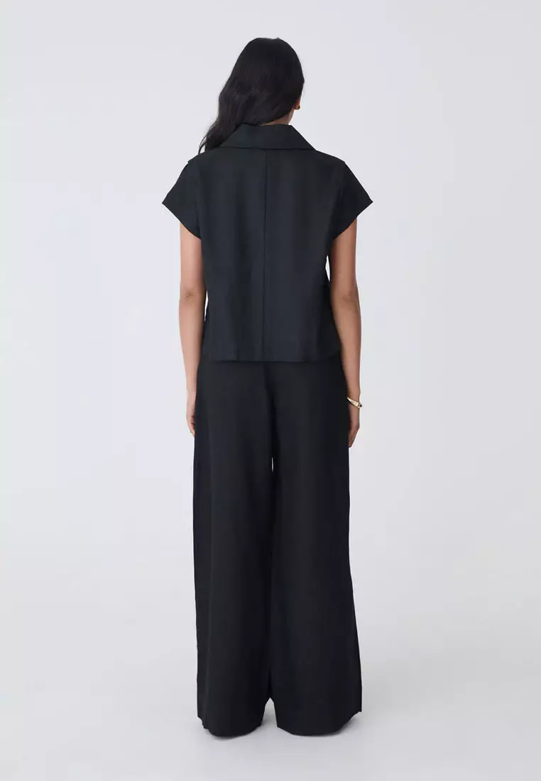 Ami Linen Collar Shirt