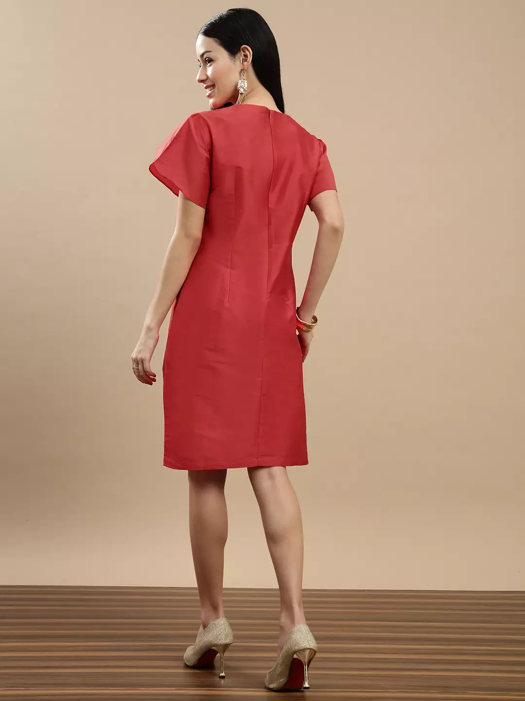 Chanira Valencia Dress - Red