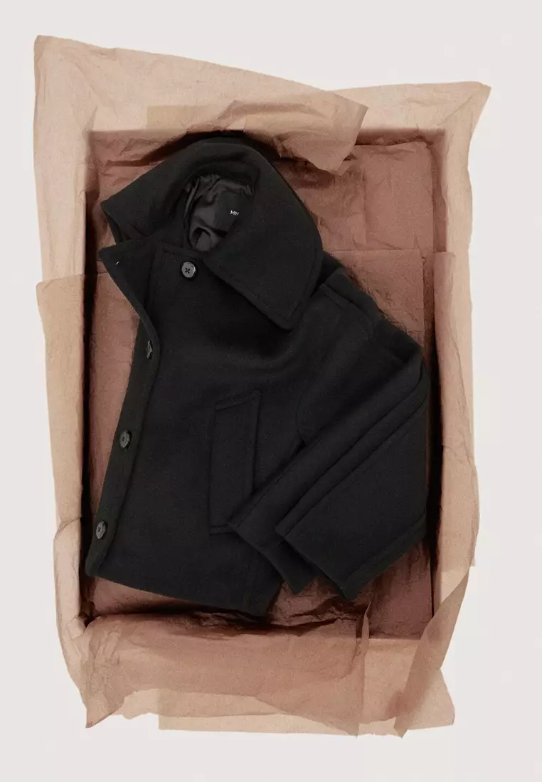 Jacket With Shirt Collar