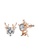 Her Jewellery Ruldoph Crystal Earrings (Rose Gold) -  Made with Swarovski Crystals A879AAC2154369GS_2