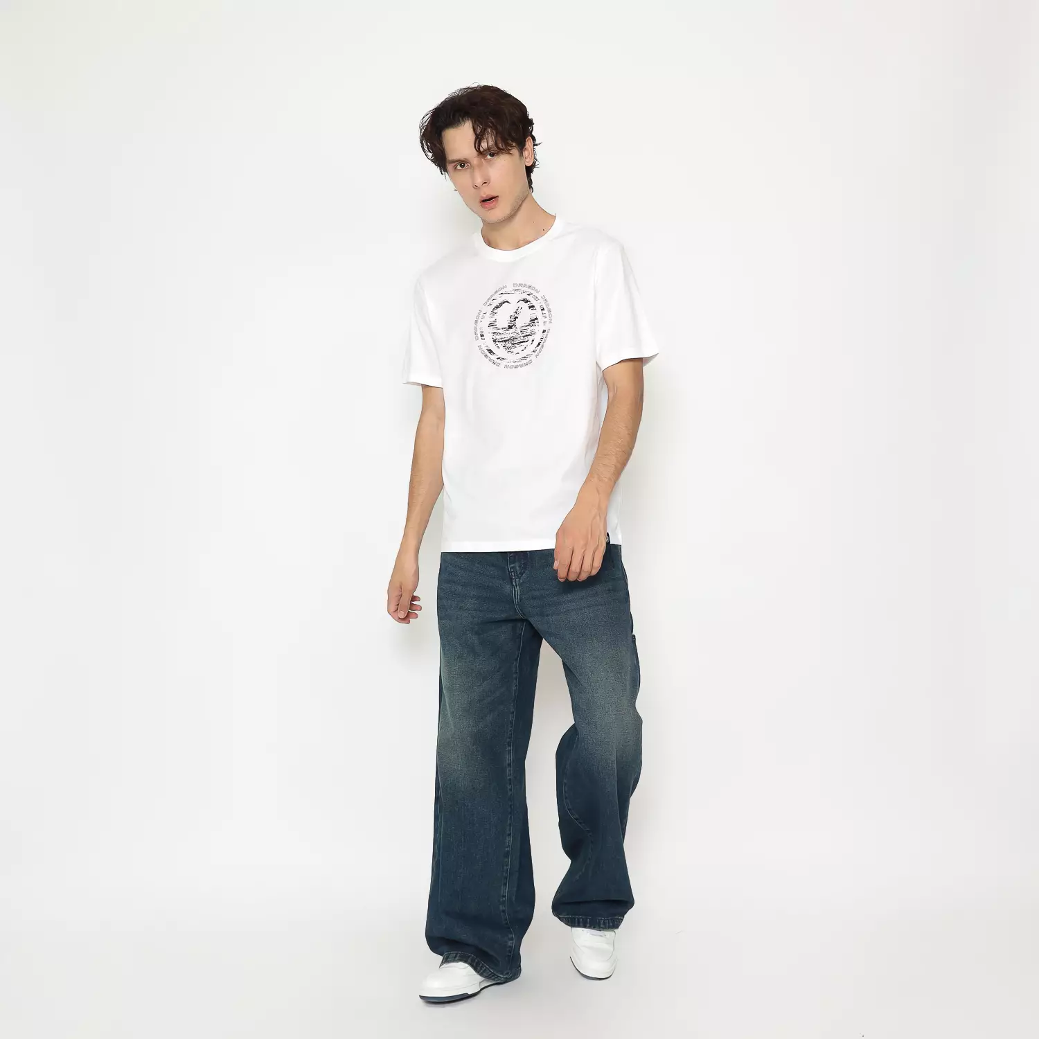 Dragon Kaos Lengan Pendek Pria Signal Planet Surf