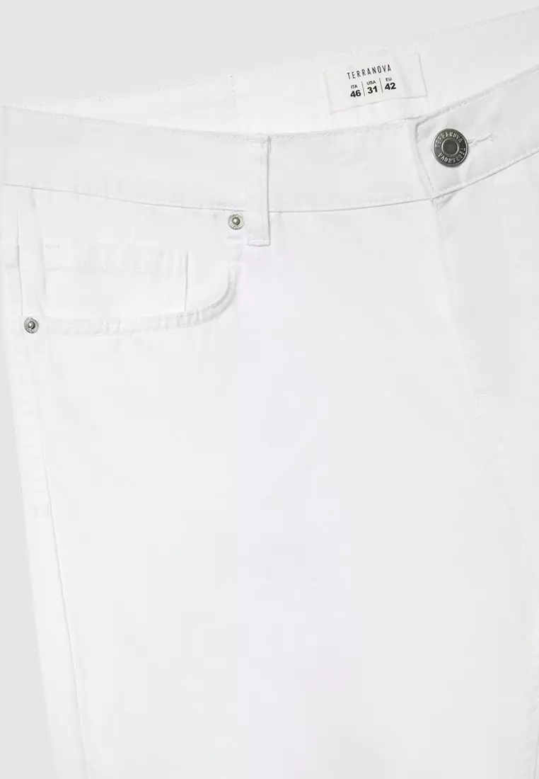 Men's 5-Pocket Cuffed Shorts