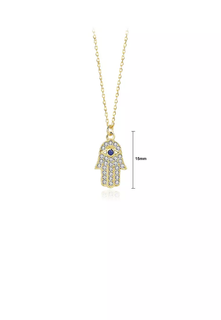 Buy Glamorousky 925 Sterling Silver Plated Gold Fashion Brilliant
