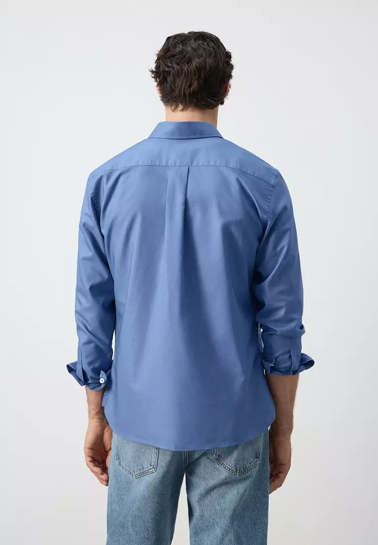 100% Cotton Regular Fit Lightweight Oxford Shirt