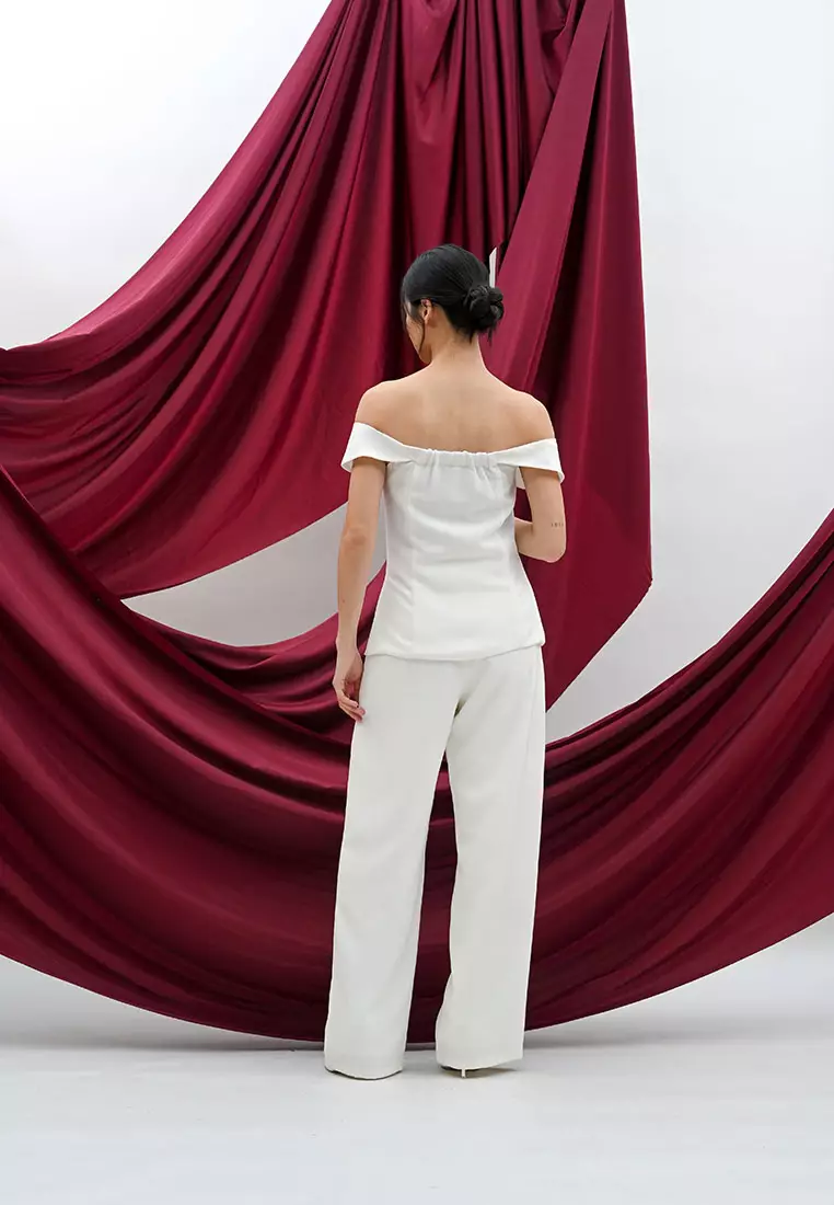 Sierra Off Shoulder Top in White