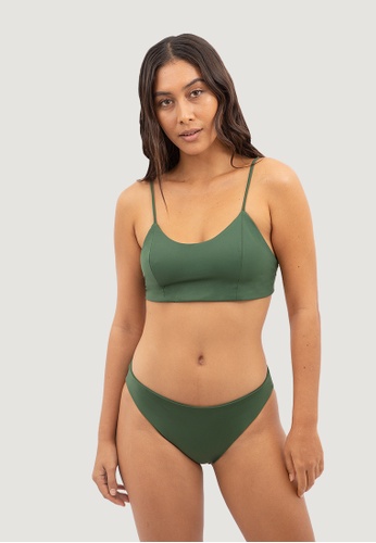 1 People green Canggu Low Waist Bikini Set in Seaweed 4B2B5US1C7E51CGS_1
