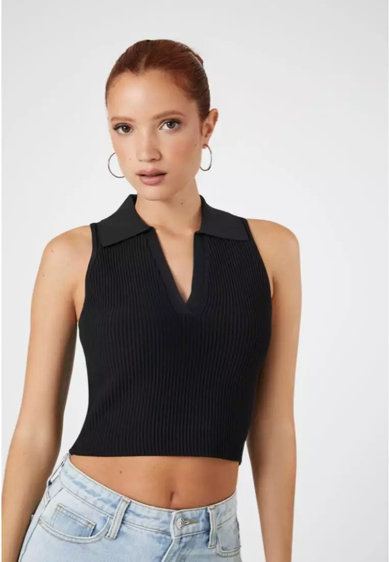 Forever 21 online crop top sweater