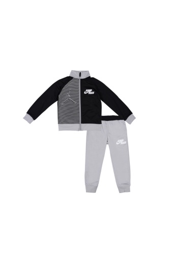 Jordan grey Jordan Boy's Jumpman By Nike Tricot Set (4 - 7 Years) - Light Smoke Gray CF736KAFAECE86GS_1