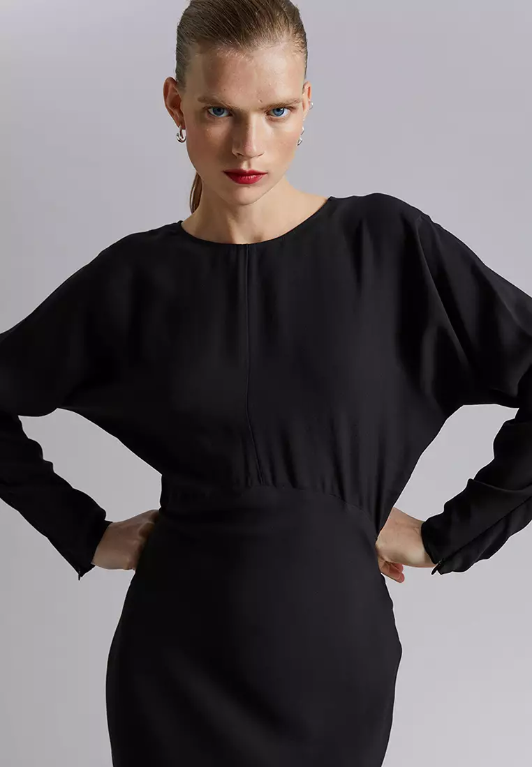 Bias cut midi dress best sale