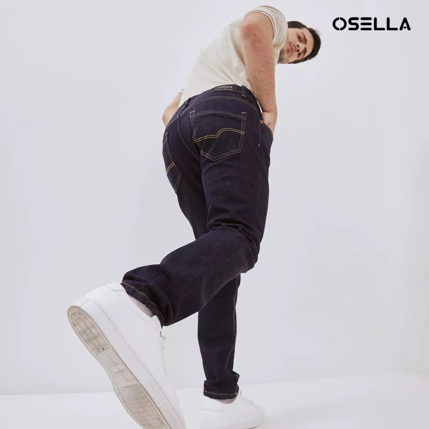 [NEW] Osella Kenny Slim Fit Raw Denim Pants In Raw Denim 208O5001A3 | Celana Jeans Panjang Laki Laki