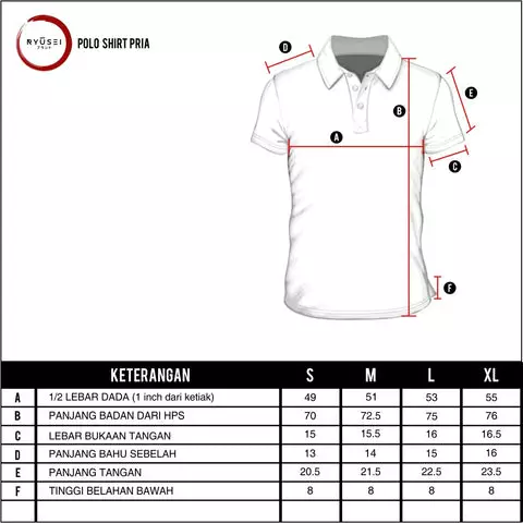 Ryusei Polo Shirt Sendai White