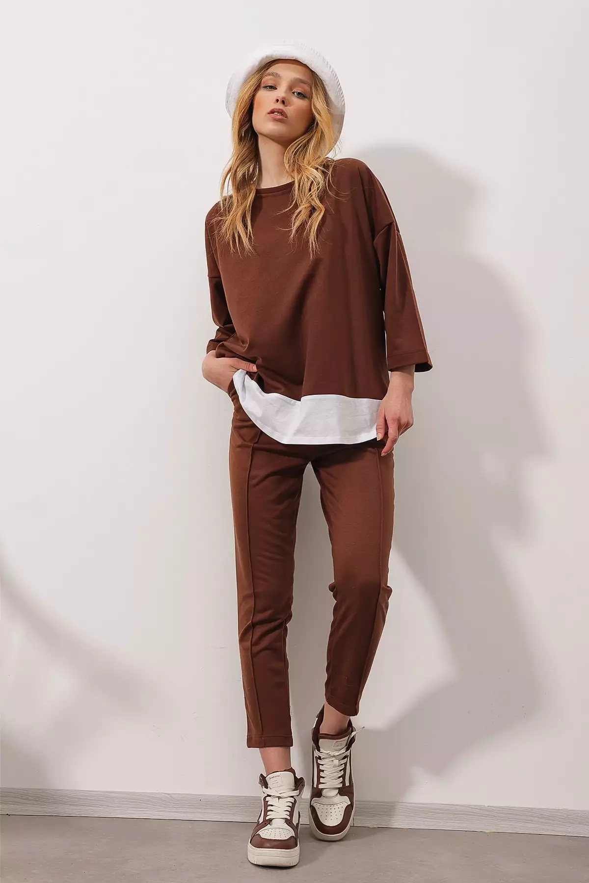 Layered T-Shirt with Pants Set