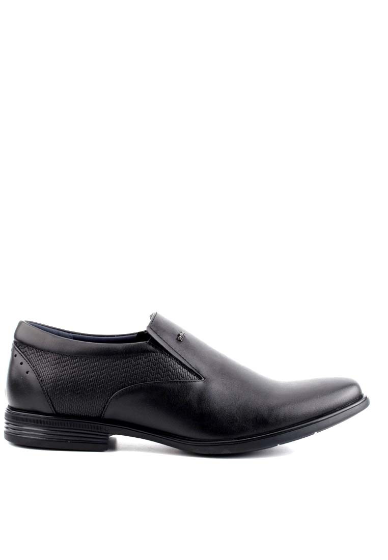 LR LARRIE Men Black Smart Feet Executive Business Shoes