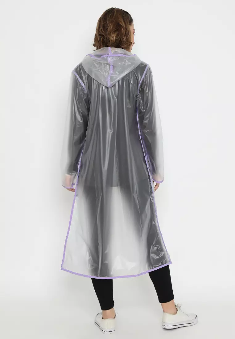 Quinnsha Rain Coat Purple