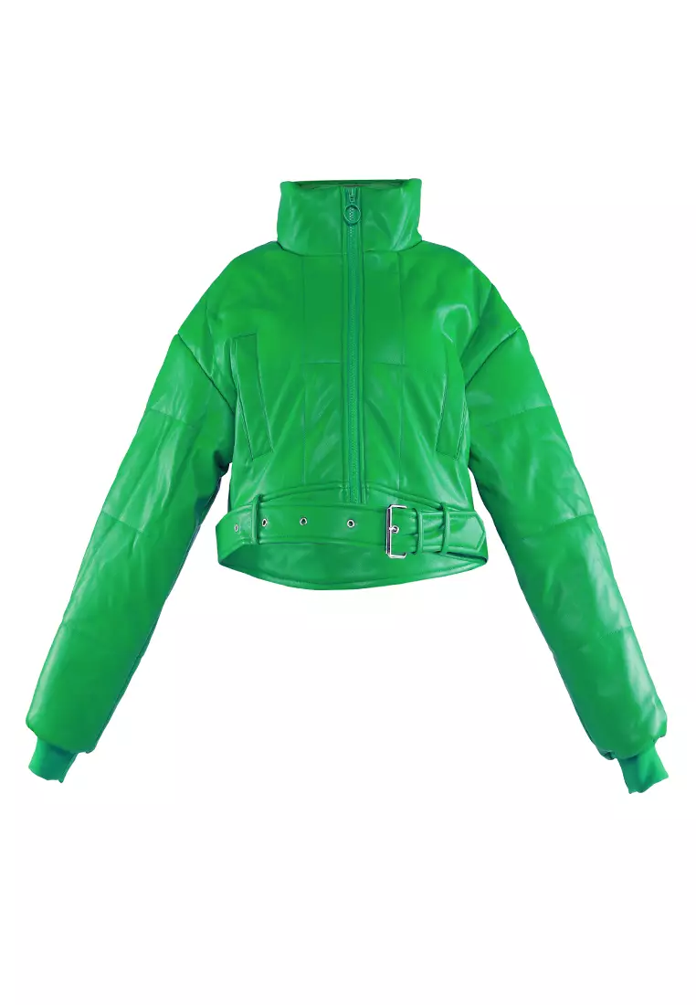 Next green padded on sale jacket