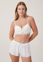 Butterfly Lace Padded Bandeau