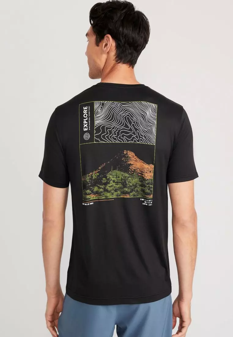 Cloud 94 Soft Go-Dry Cool Graphic T-Shirt for Men