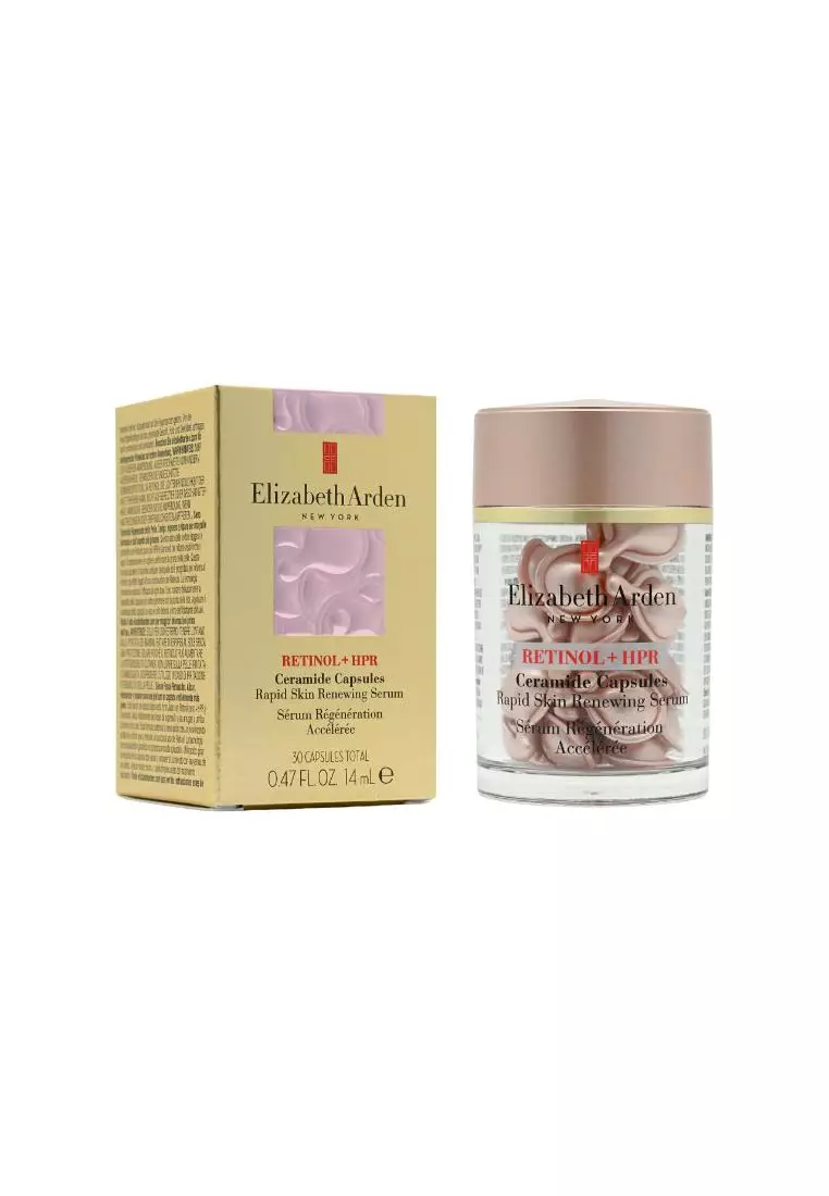 ELIZABETH ARDEN Retinol + HPR Ceramide Capsules Rapid Skin Renewing Serum 30piece