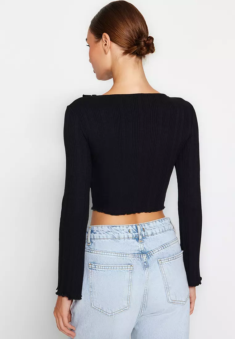 Ruffle Crop Top