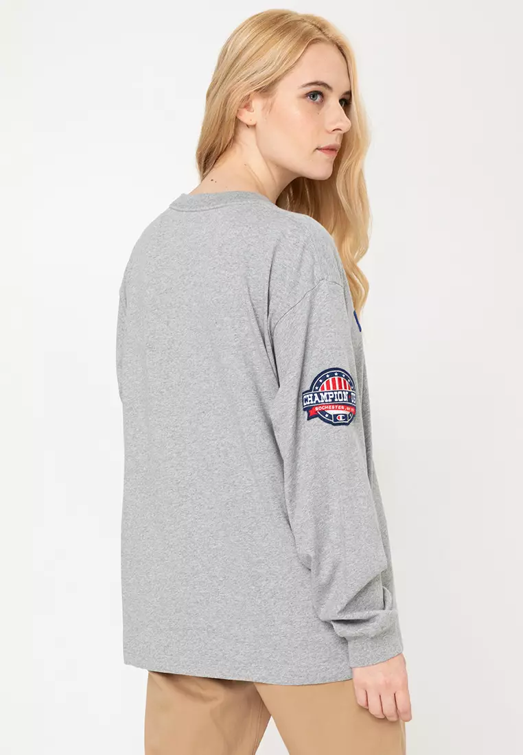 Champion long store sleeve shirt womens