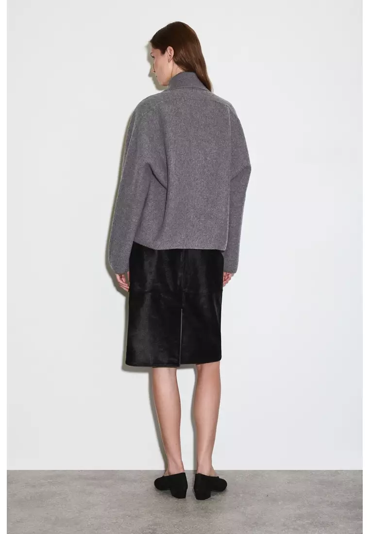 SCULPTED MERINO WOOL JACKET