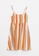 LC WAIKIKI beige U Neck Striped Strap Poplin Women's Dress BF381AAB62DDD7GS_1