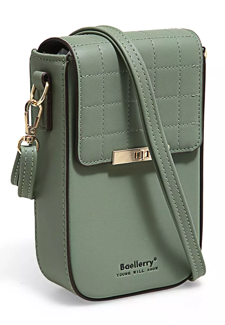 Sling Bag Wanita Tas Selempang Handphone Many Slot Material Leather ORIGINAL