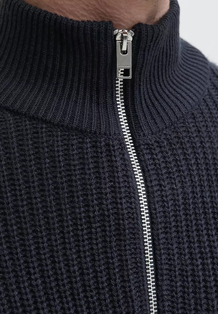 Half Zip Knit Sweater