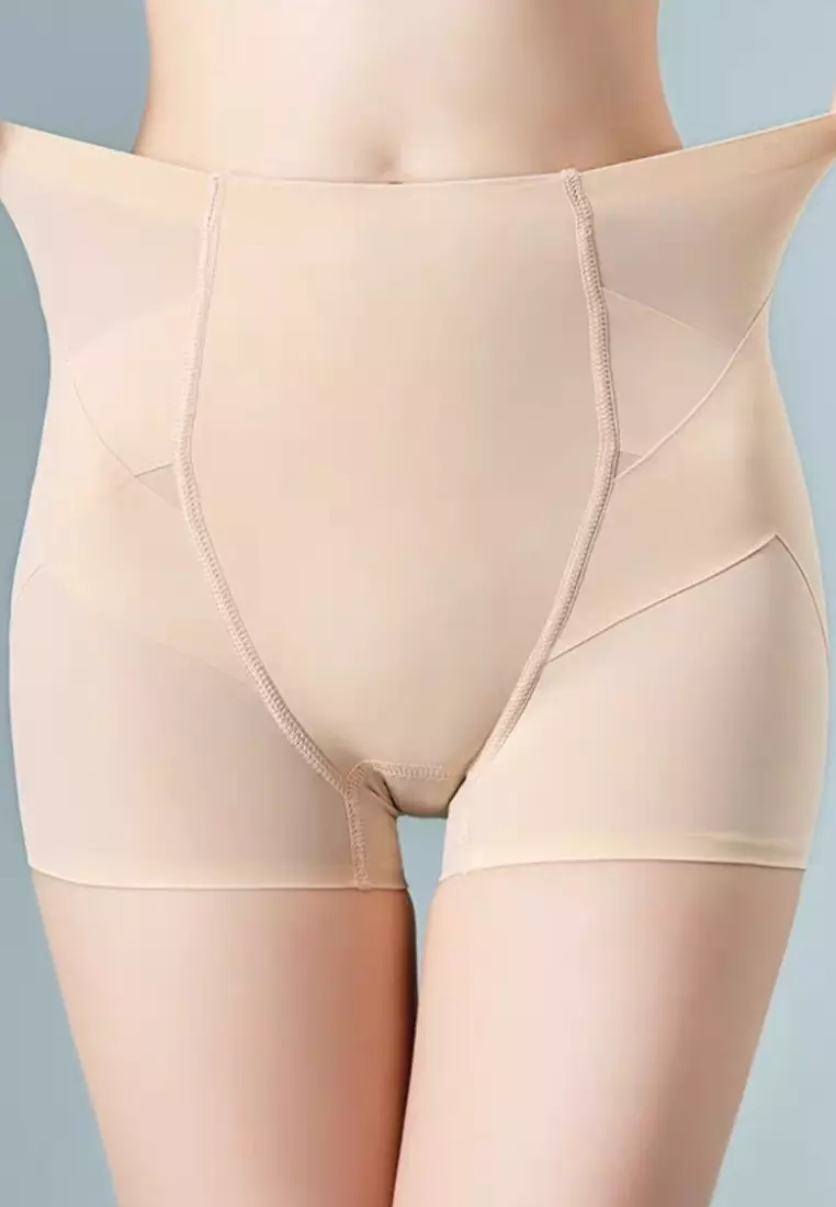 Premium Power Tummy Tuck Butt Lifting Safety Shorts Panties in Nude