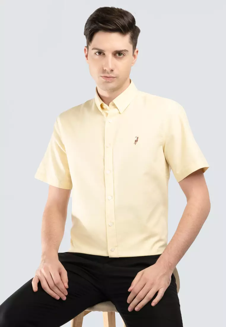 Polo Haus - Men’Cotton Plain Regular Fit Short Sleeve