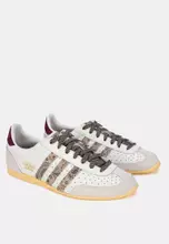 Off White/Maroon/Olive Strata