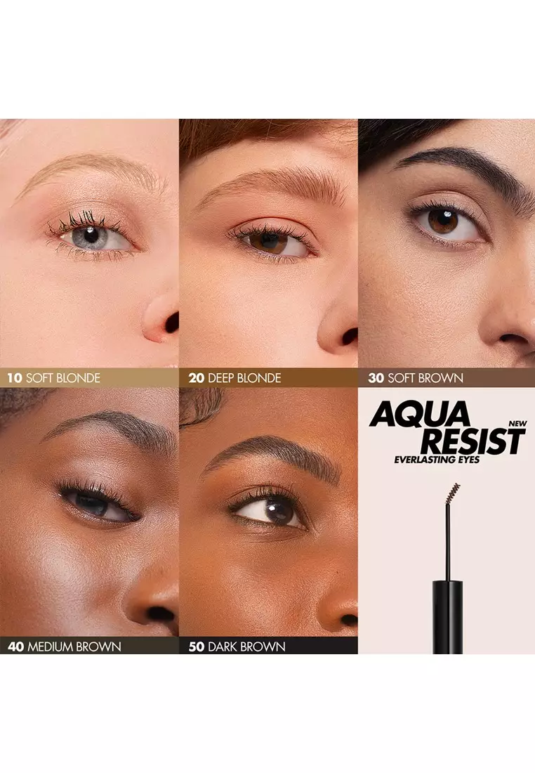 Jual MAKE UP FOR EVER Aqua Resist Brow Fixer 20 Deep Blonde Original