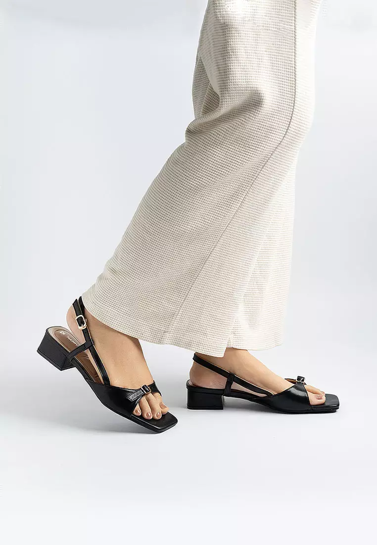 Paula Buckle Sandal Heels