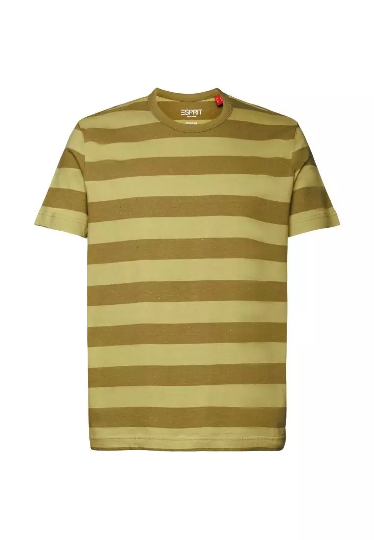 ESPRIT ESPRIT Striped Nep Yarn T Shirt 2024 Buy ESPRIT Online