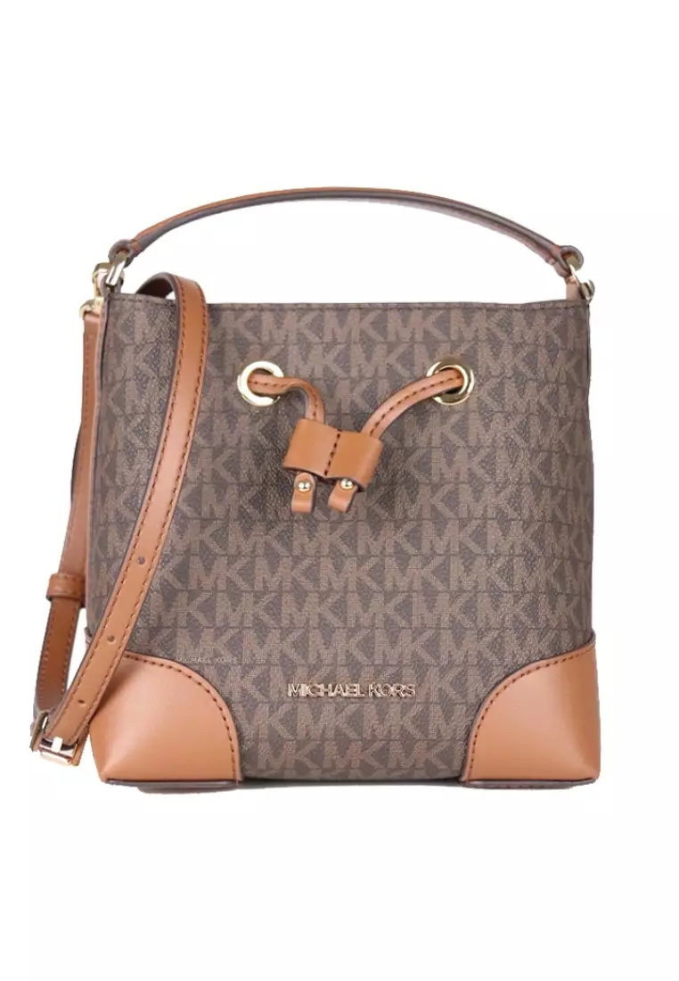 Mk small bucket bag top