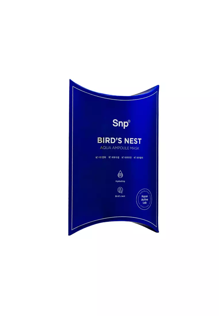 SNP Bird's Nest Aqua Ampoule Mask (10pcs)