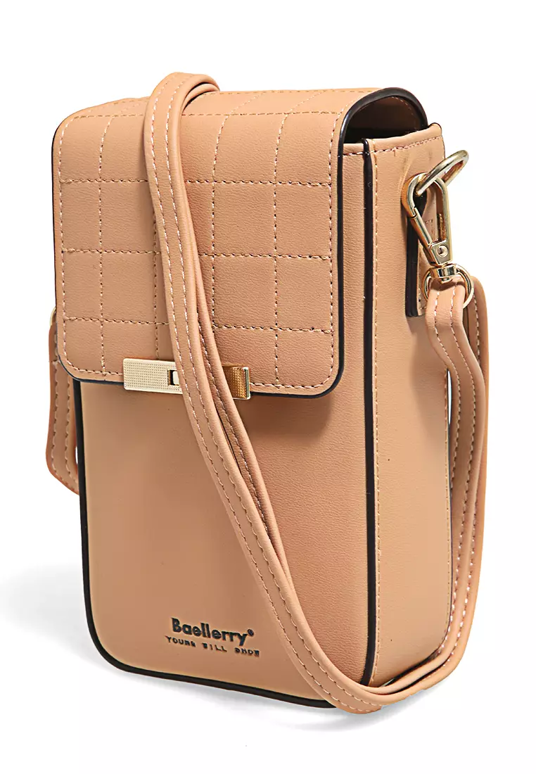 Sling Bag Wanita Tas Selempang Handphone Many Slot Material Leather ORIGINAL